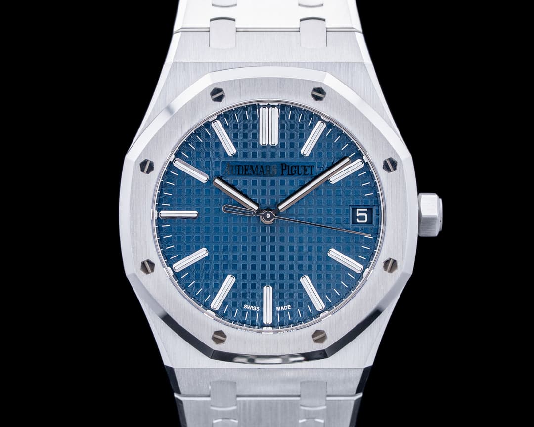 Audemars Piguet 15510ST Royal Oak "50th Anniversary" SS Blue Dial