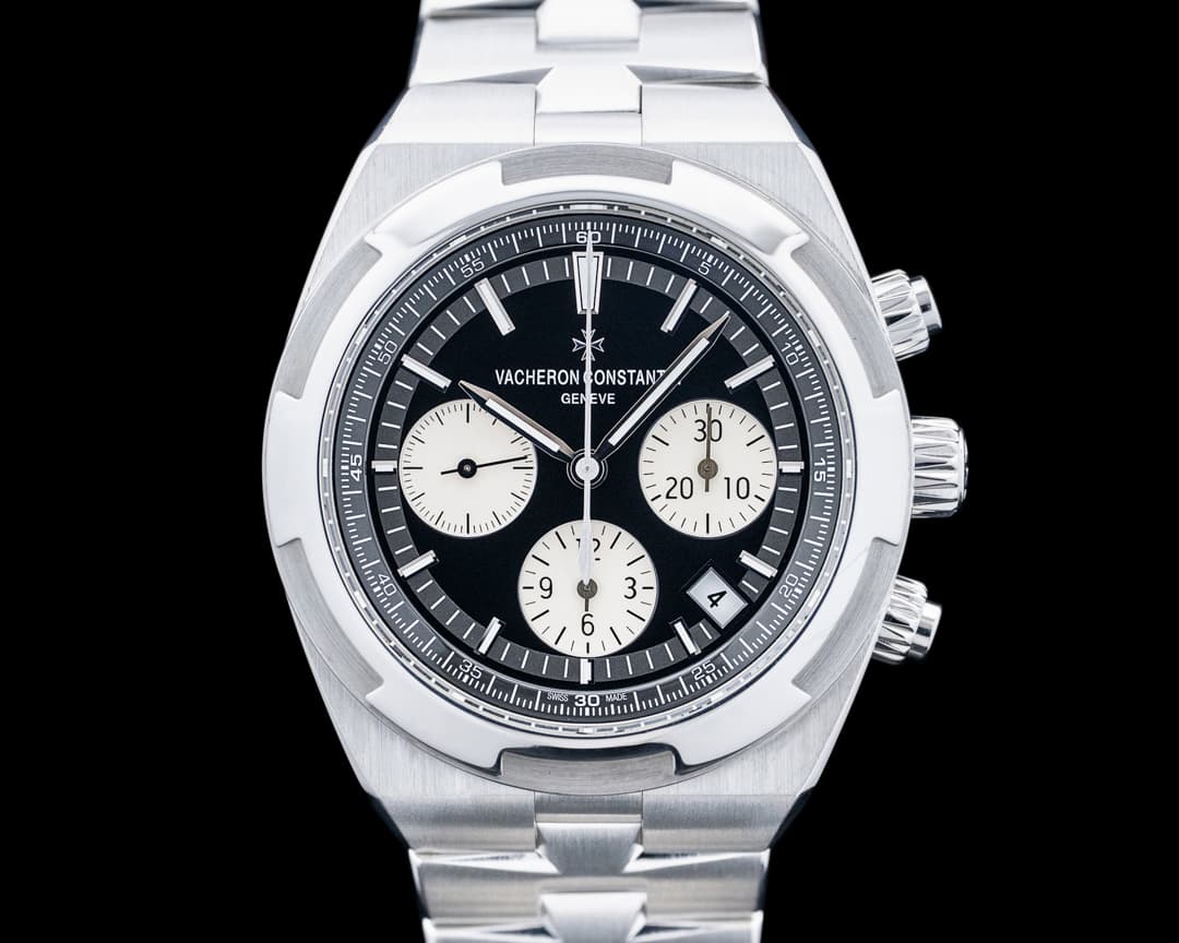 Vacheron Constantin 5500V Overseas Chronograph SS Black Dial