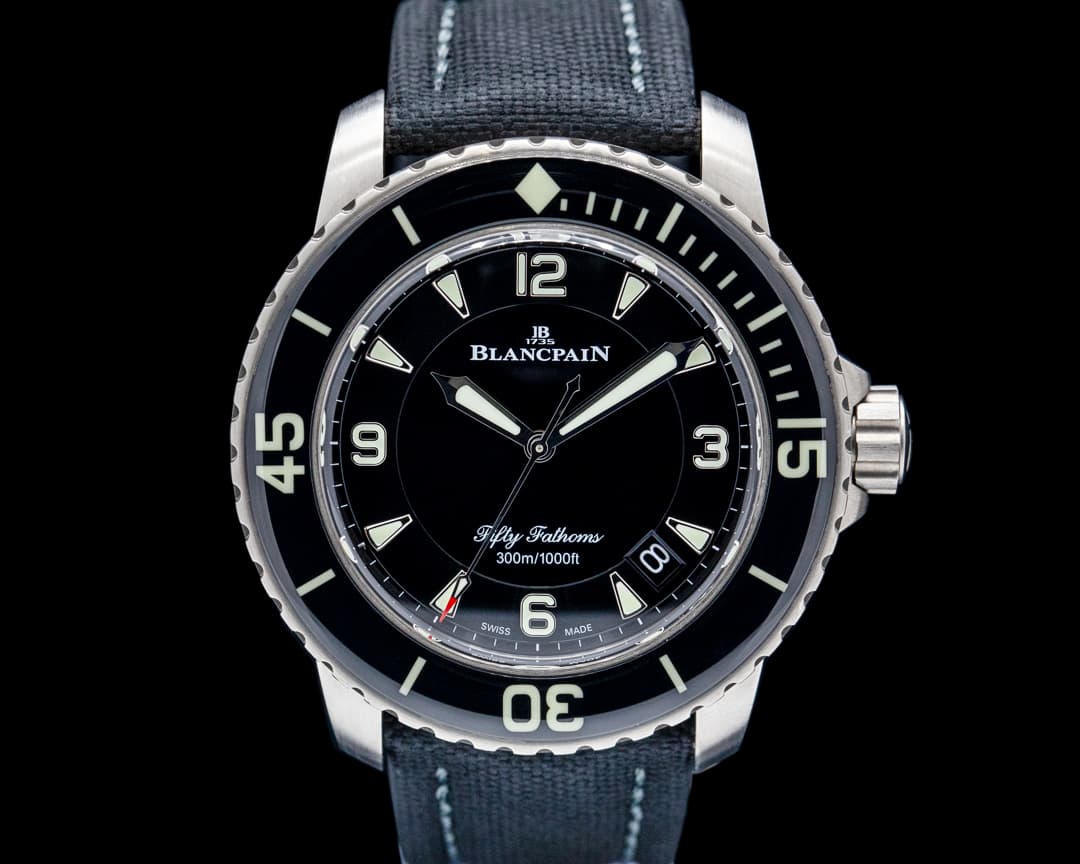 Blancpain 5015 Fifty Fathoms Automatique Titanium Black Dial