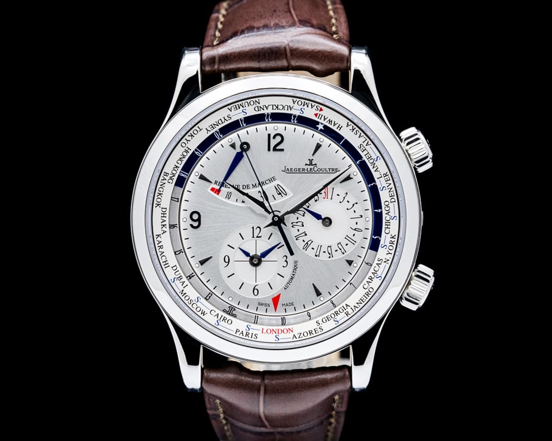 Jaeger LeCoultre Q1528420 Master World Geographic SS Silver Dial