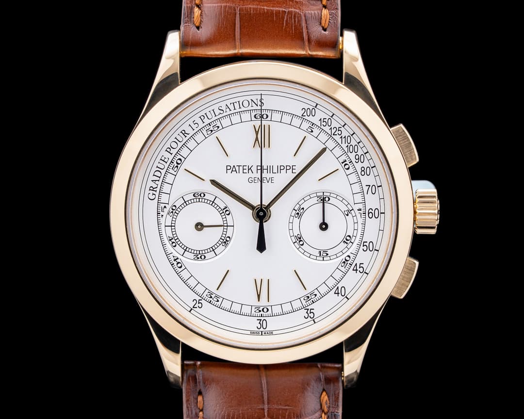 Patek Philippe 5170J Chronograph 18K Yellow Gold Silver Dial