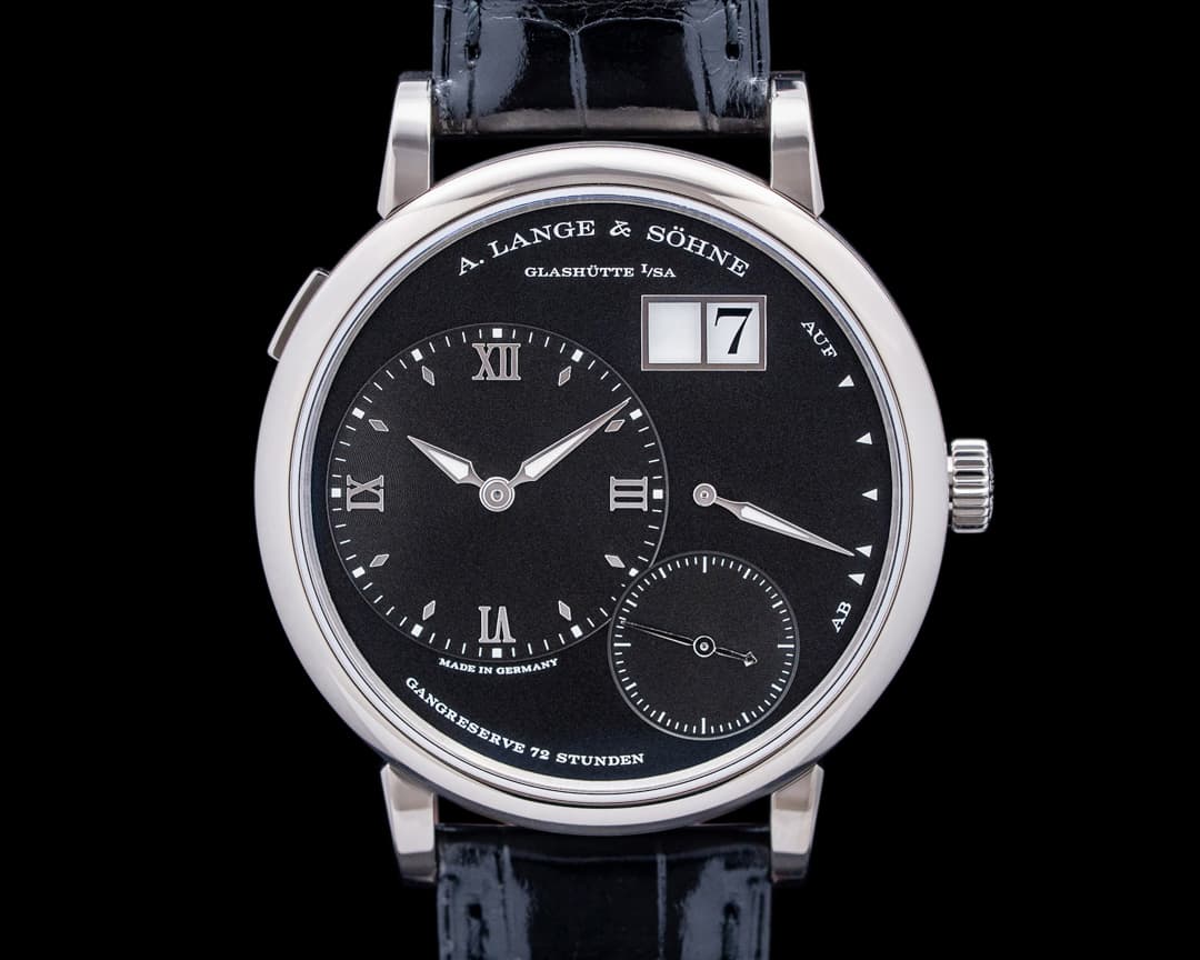 A. Lange & Söhne 117.028 Grand Lange 1 18K White Gold Black Dial