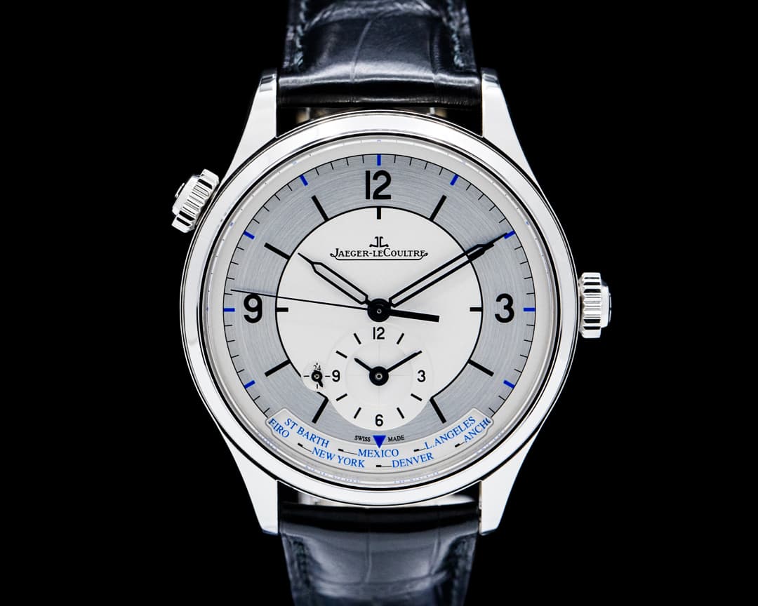 Jaeger LeCoultre Q1428530 Master Geographic SS Silver Sector Dial