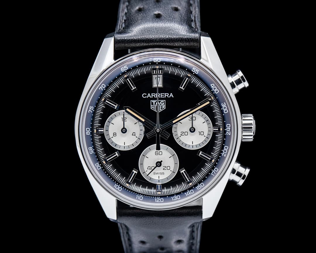 TAG Heuer Carrera Chronograph SS Black Dial