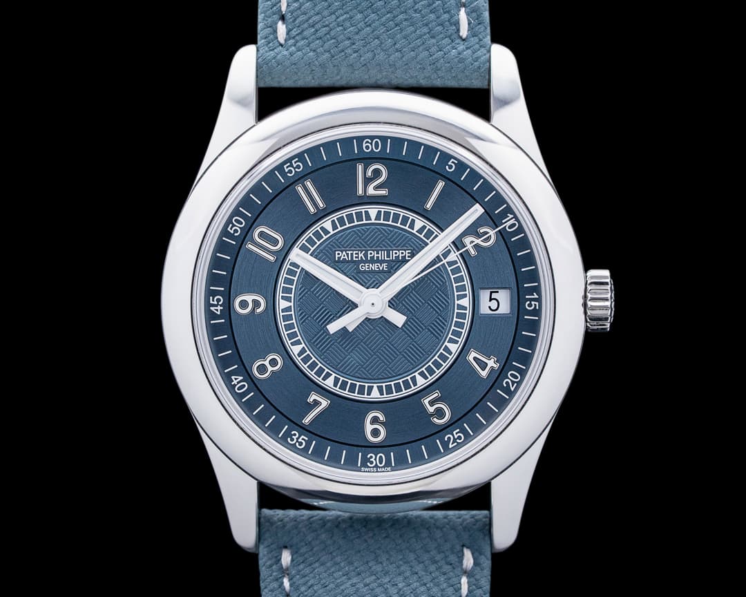Patek Philippe 6007A-001 Calatrava SS Blue Carbon Dial LIMITED