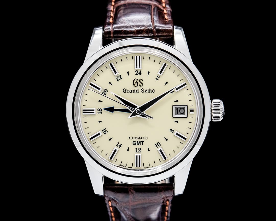 Grand Seiko SBGM221 Elegance GMT SS Cream Dial