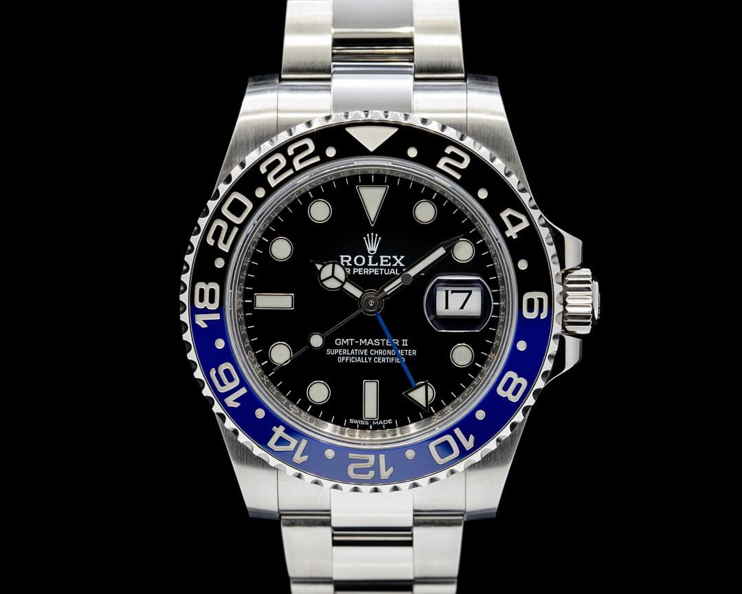 Rolex 116710BLNR GMT-Master II "Batman" SS Black Dial