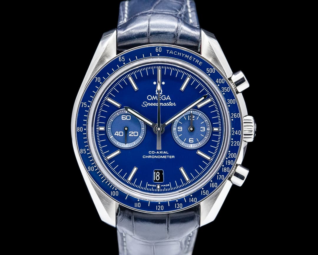 Omega Speedmaster Moonwatch Titanium Blue Dial