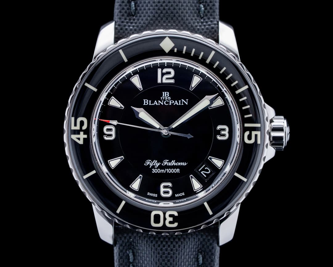 Blancpain 5015 Fifty Fathoms Automatique SS Black Dial