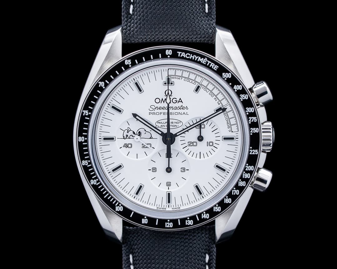 Omega Speedmaster Professional Apollo XIII Silver Snoopy SS White Dial LIMITED