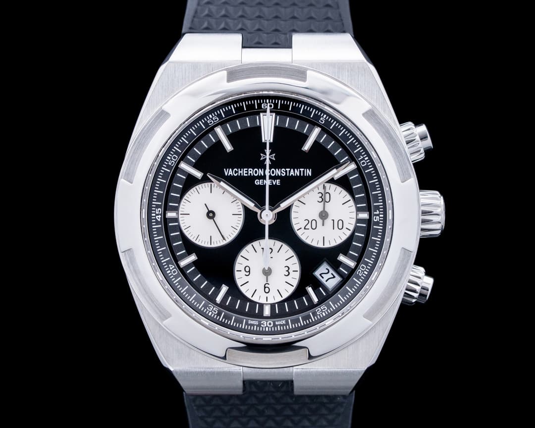Vacheron Constantin 5500V Overseas Chronograph SS Black Dial