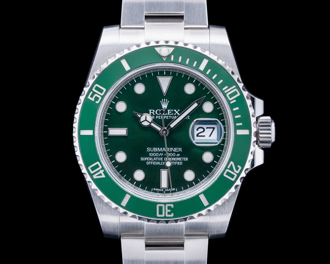 Rolex 116610LV Submariner Date "Hulk" SS Green Dial
