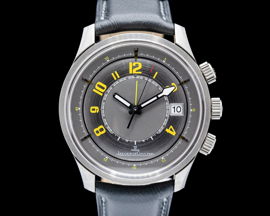Jaeger LeCoultre 190.T.97 AMVOX1 Alarm Aston Martin Titanium Gray Dial LIMITED