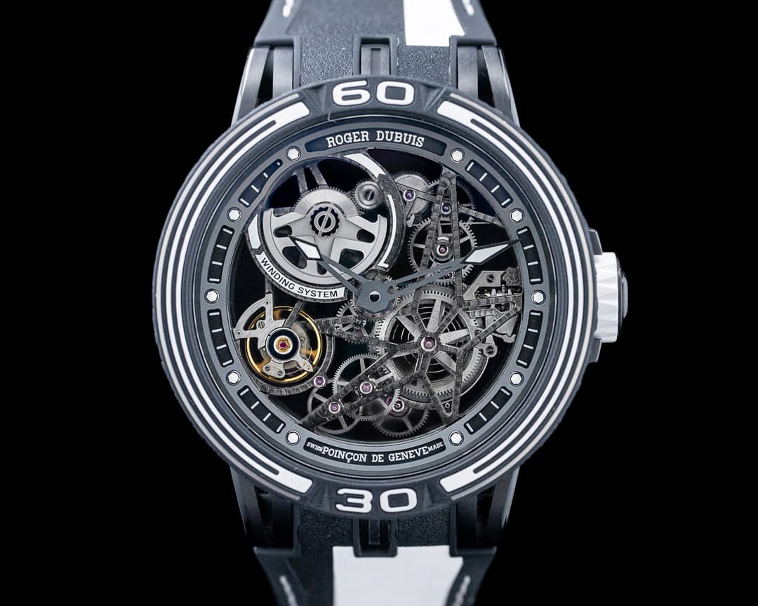 Roger Dubuis RDDBEX0826 Excalibur Spider Pirelli DLC Titanium Skeleton Dial LIMITED