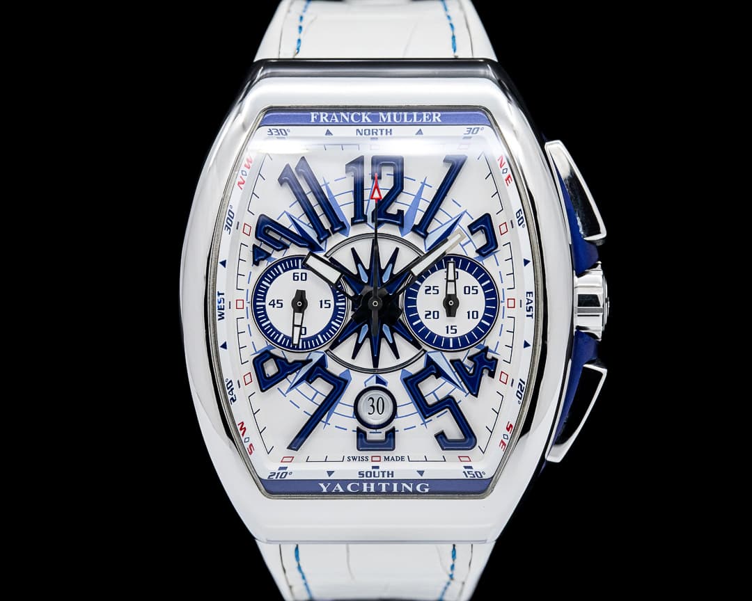 Franck Muller Vanguard Yachting SS White Dial