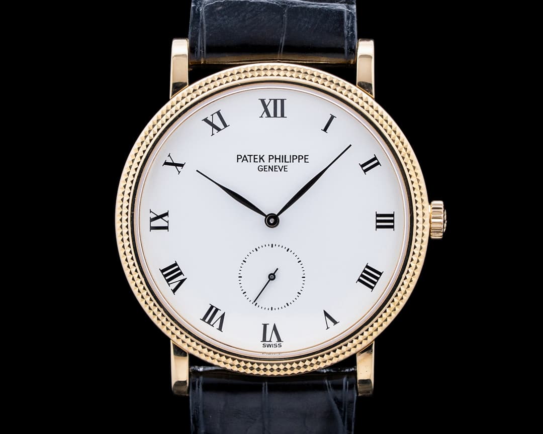 Patek Philippe 3919J Calatrava 18K Yellow Gold White Dial