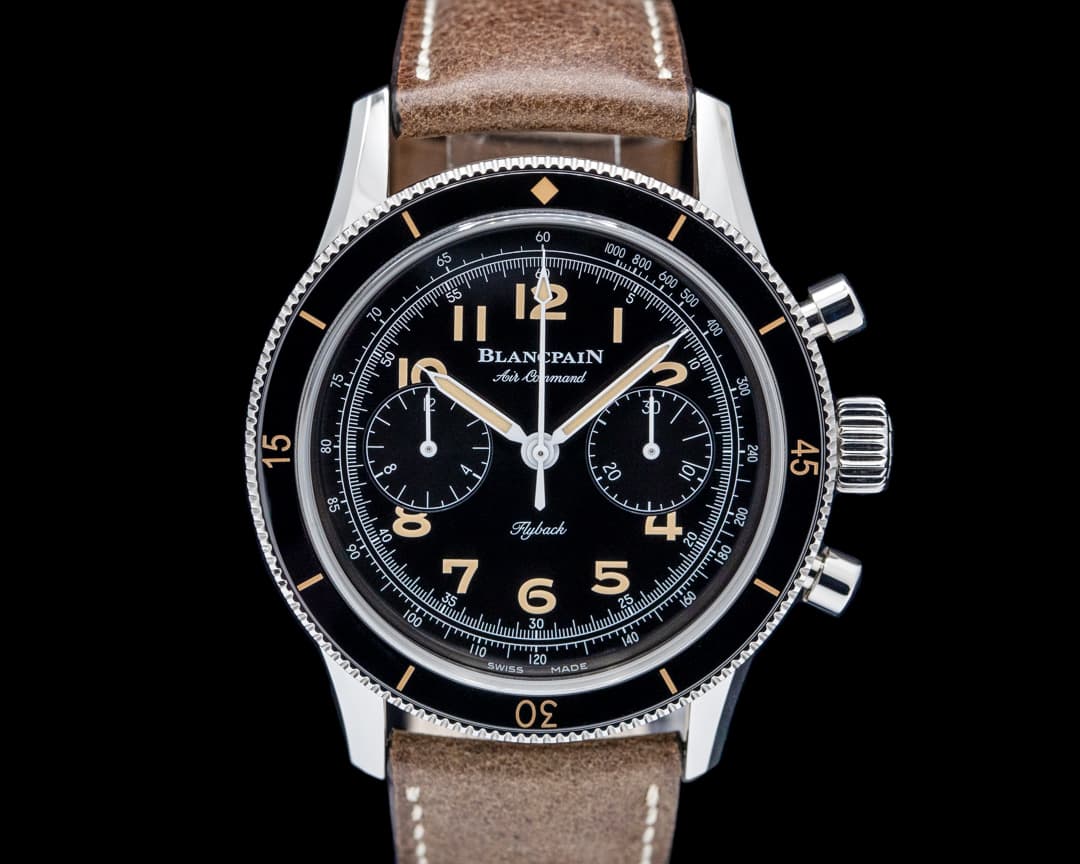 Blancpain Air Command Flyback Chronograph SS Black Dial LIMITED