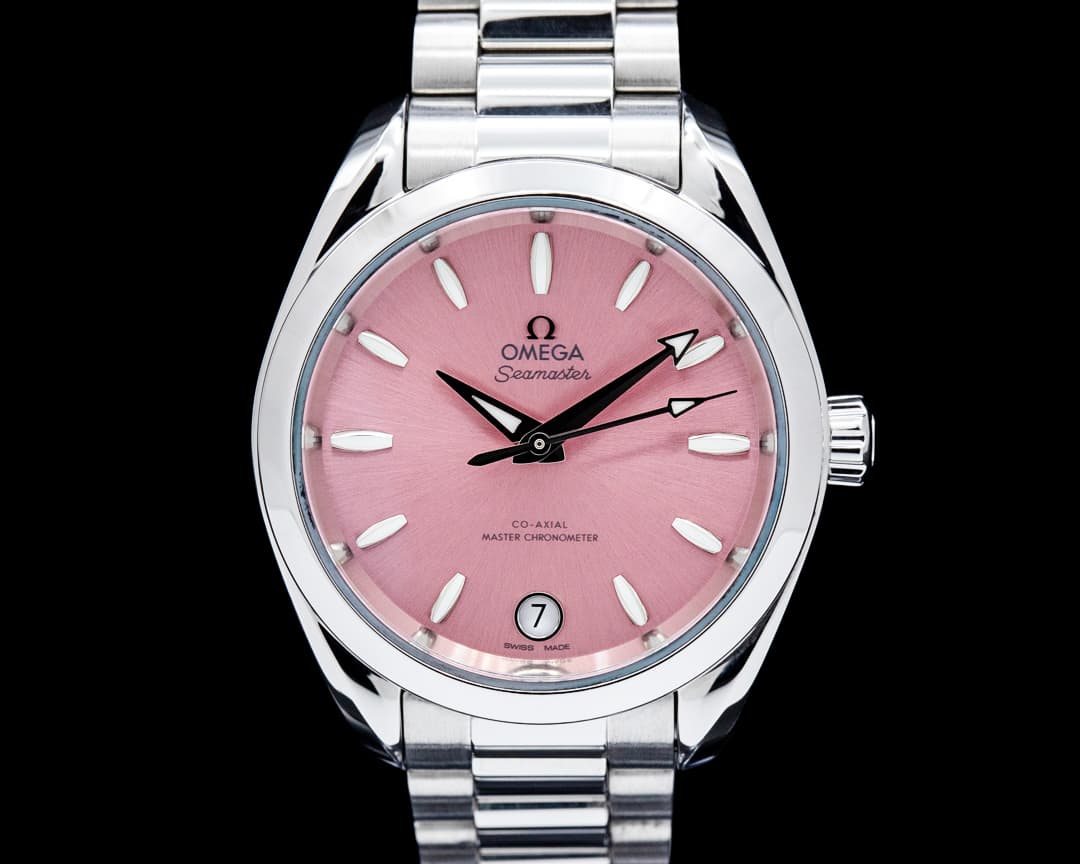 Omega Seamaster Aqua Terra 150M Shades SS Shell Pink Dial