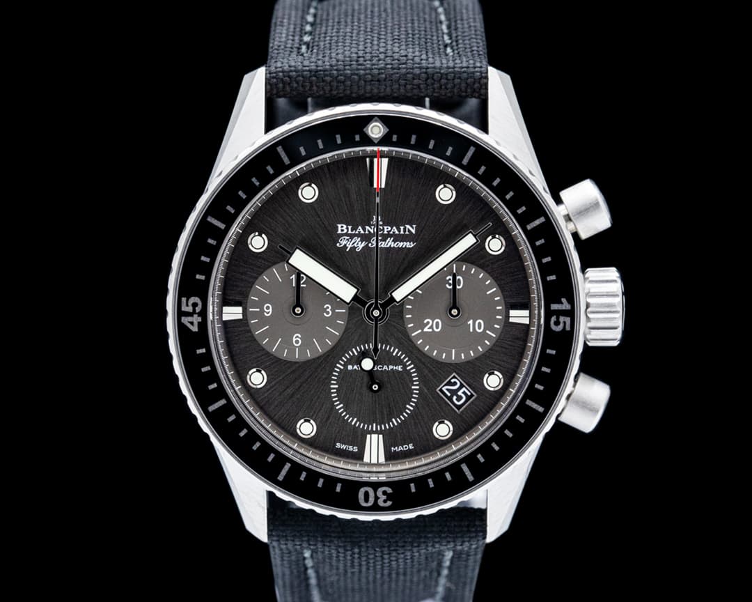 Blancpain 5200 Fifty Fathoms Bathyscaphe Chronograph SS Gray Dial