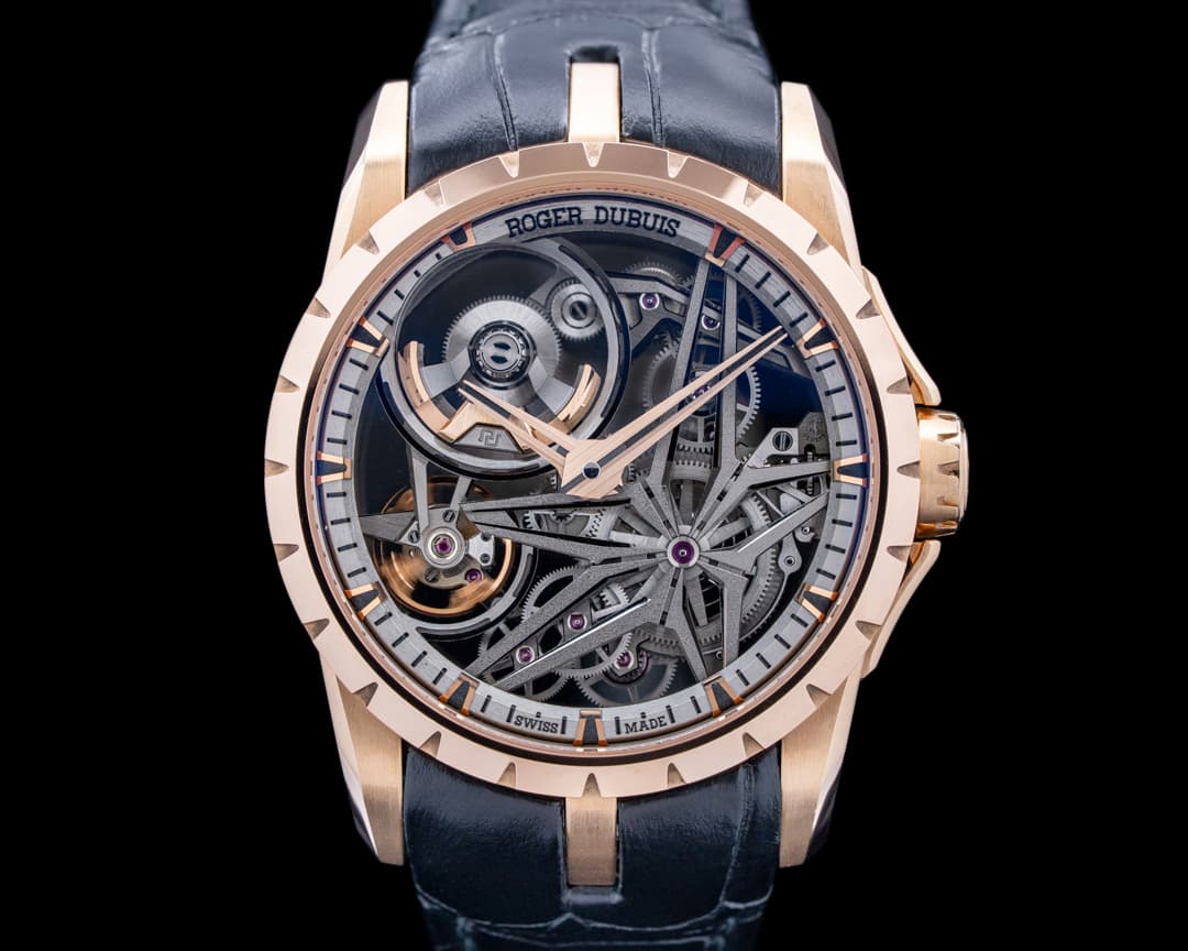 Roger Dubuis Excalibur Monobalancier 18K Rose Gold Skeleton Dial