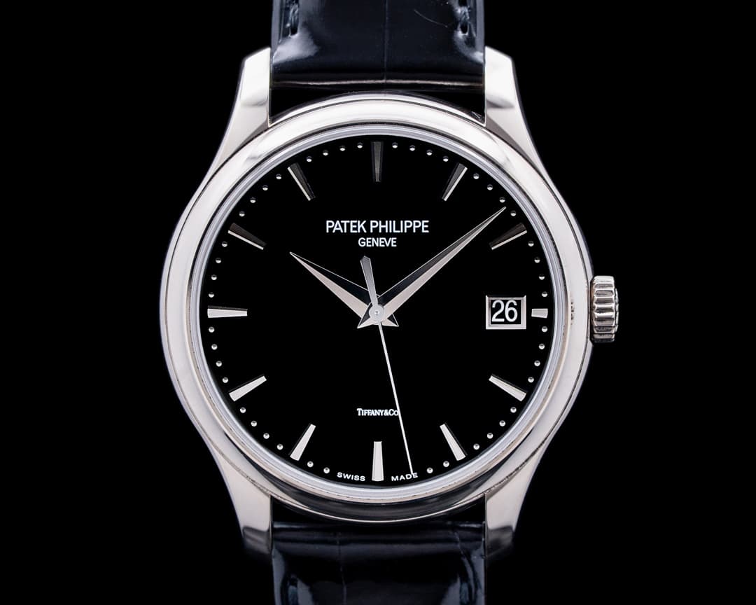 Patek Philippe 5227G Calatrava "TIFFANY & CO." 18K White Gold Black Dial