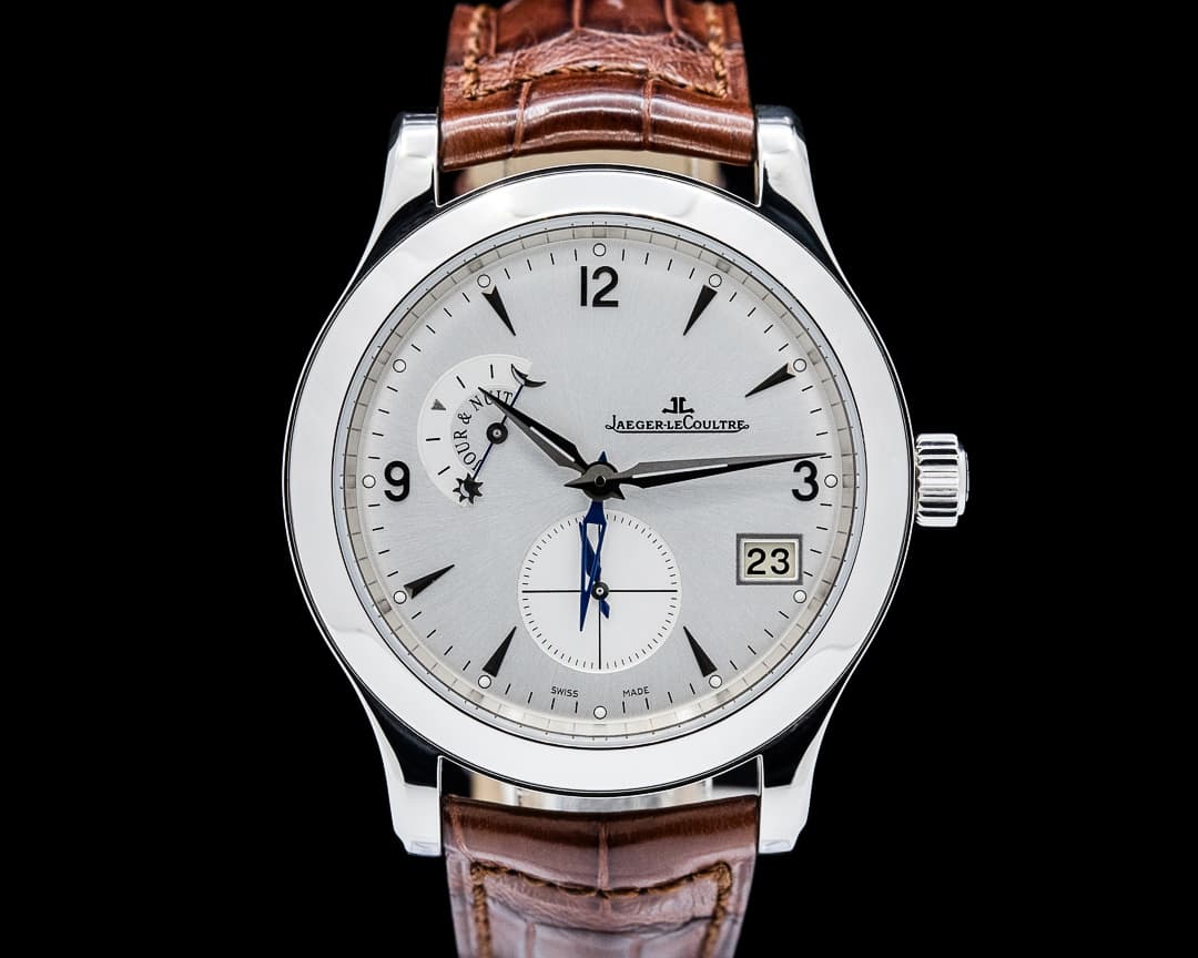 Jaeger LeCoultre Q1628420 Master Hometime SS Silver Dial