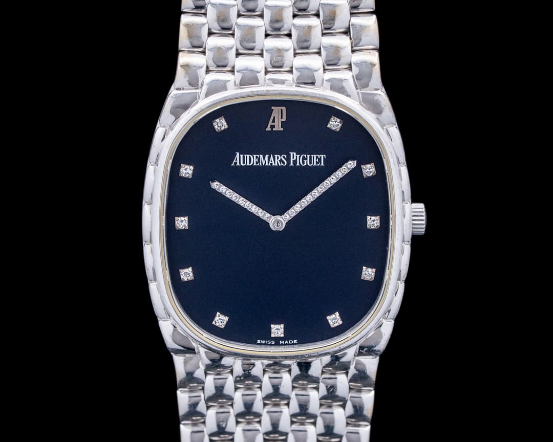 Audemars Piguet 5384 Cobra 18K White Gold Blue Diamond Dial