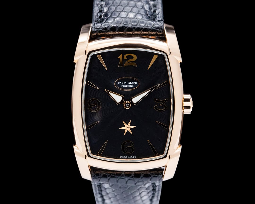 Parmigiani PFC125 Kalparisma Nova 18K Rose Gold Black Dial