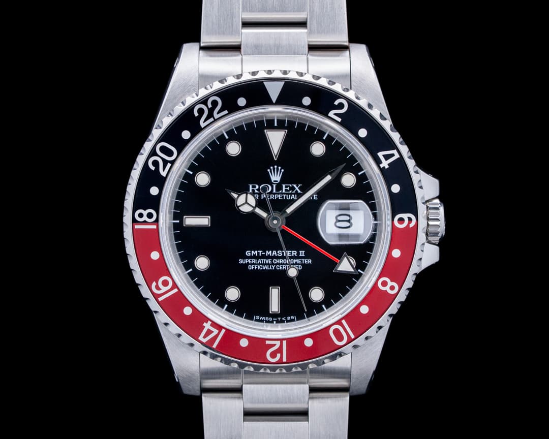 Rolex 16710A GMT-Master II "Coke" SS Black Dial