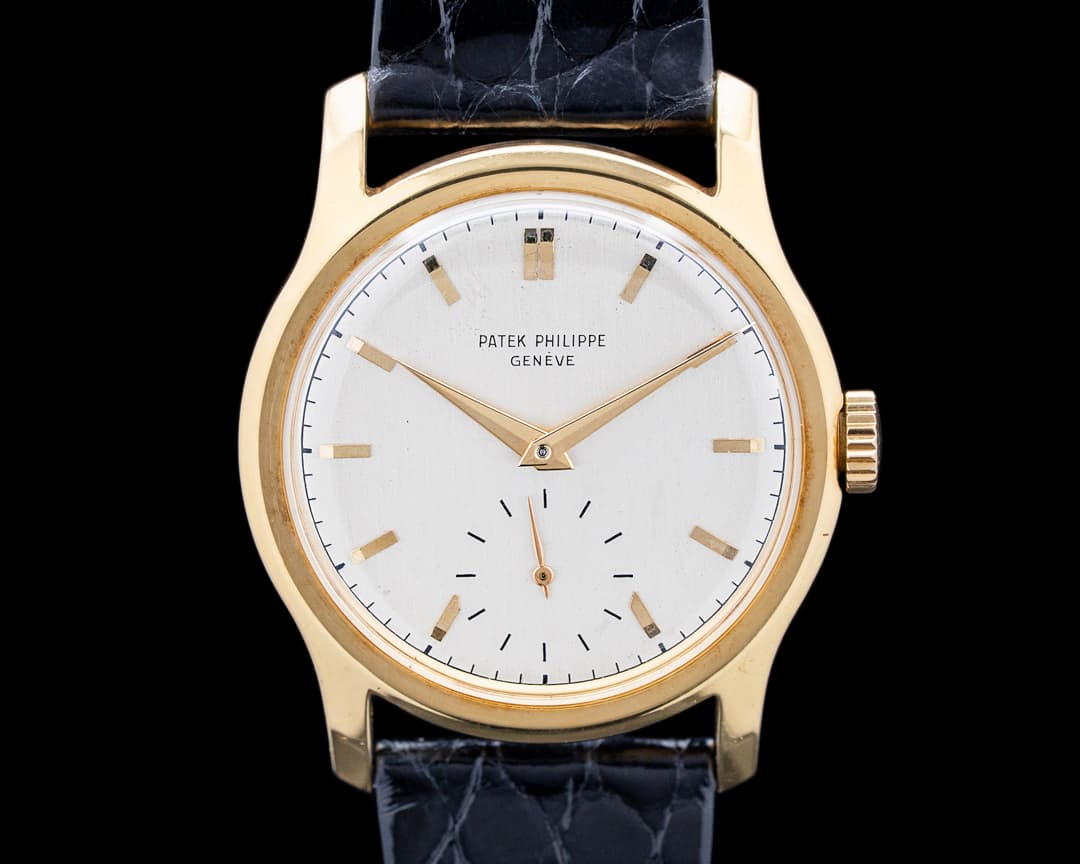 Patek Philippe 2448 Calatrava 18K Yellow Gold Silver Dial