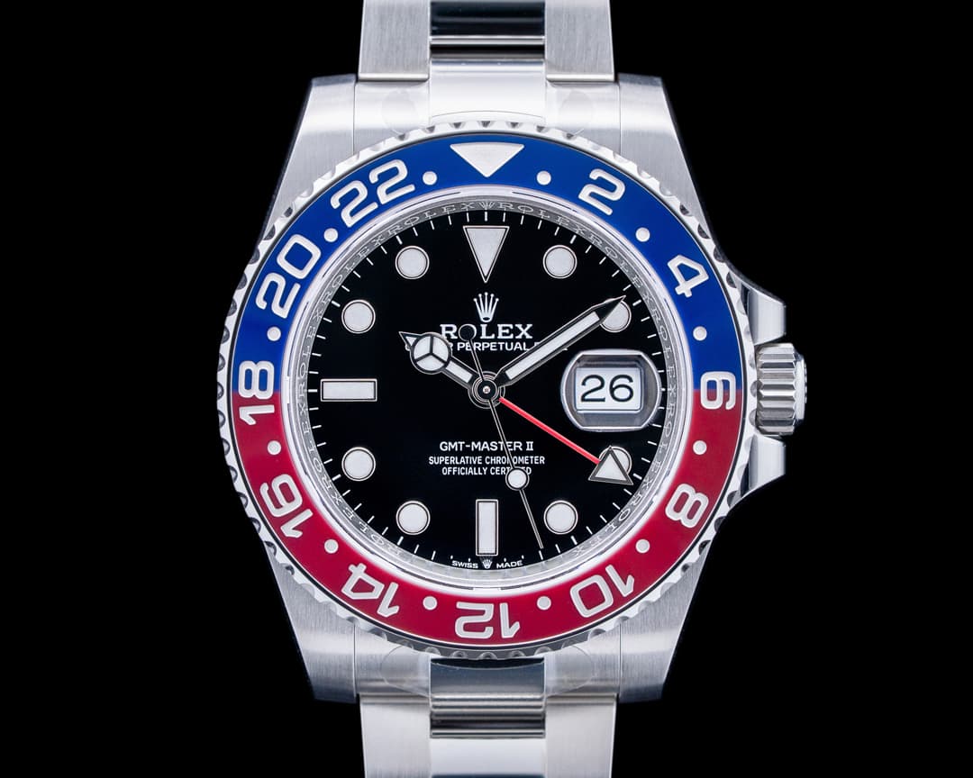 Rolex 126710BLRO GMT-Master II Pepsi Bezel SS Black Dial 2025 UNWORN
