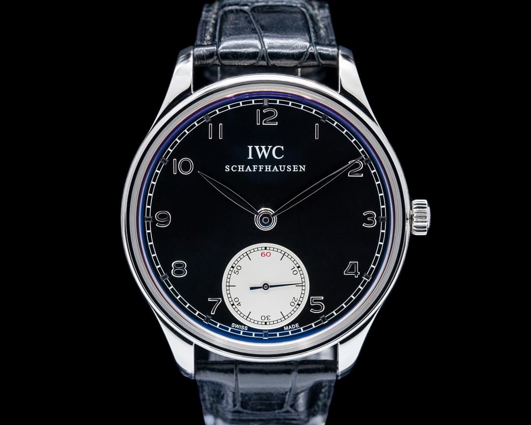 IWC IW545404 Portugieser Hand-Wound SS Black Dial