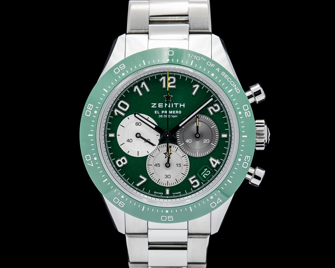 Zenith Chronomaster Sport Aaron Rodgers Edition SS Green Dial LIMITED