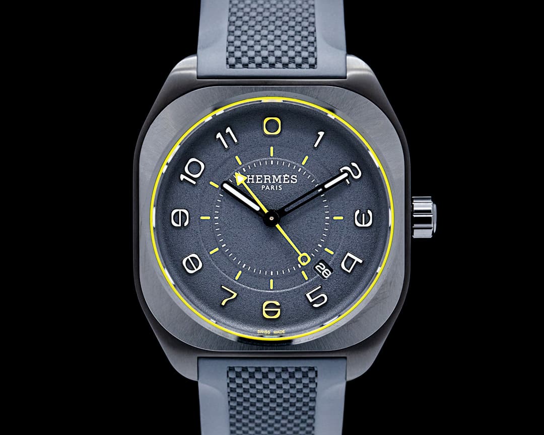 Hermes SP1.741D H08 "Madison Ave Boutique" Titanium Black Dial