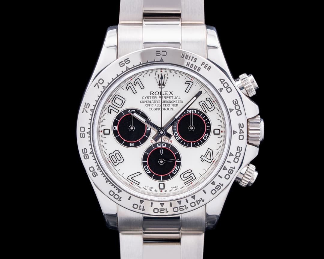 Rolex 116509 Daytona 18K White Gold Silver Racing Dial