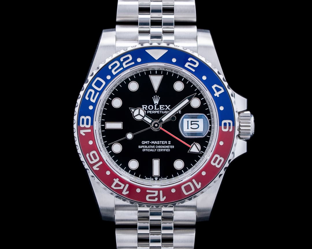 Rolex 126710BLRO GMT-Master II "Pepsi" Jubilee SS Black Dial 2025