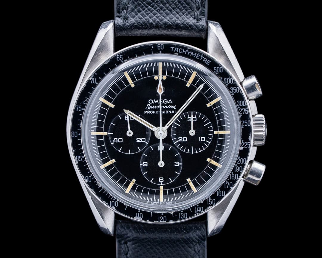 Omega 145.012 Vintage Speedmaster Professional Pre-Moon SS Black Dial
