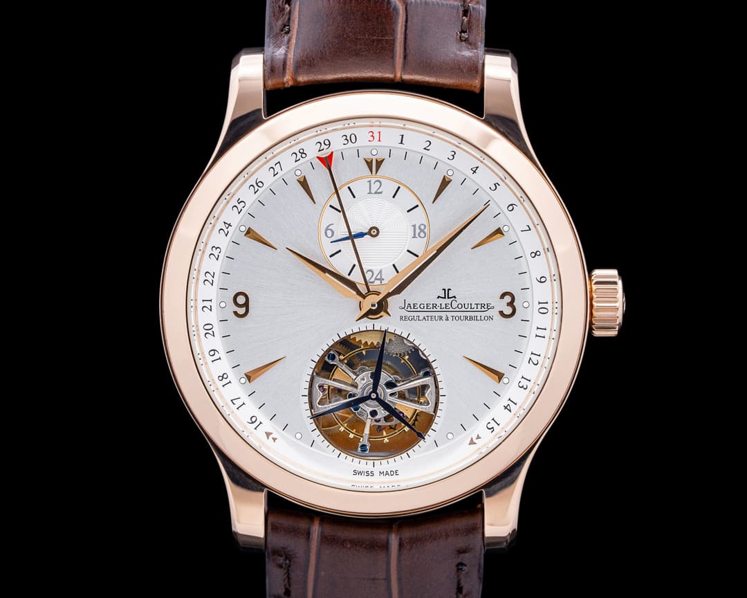 Jaeger LeCoultre Q1652420 Master Tourbillon 18K Rose Gold Silver Dial UNWORN