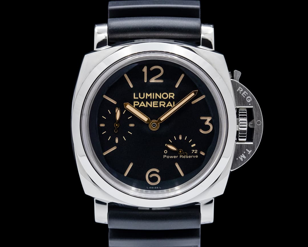 Panerai PAM00423 Luminor 1950 3 Days Power Reserve SS Black Dial LIMITED