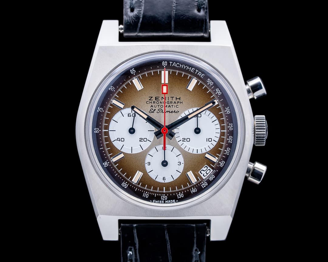 Zenith Chronomaster Revival El Primero A385 SS Brown Dial