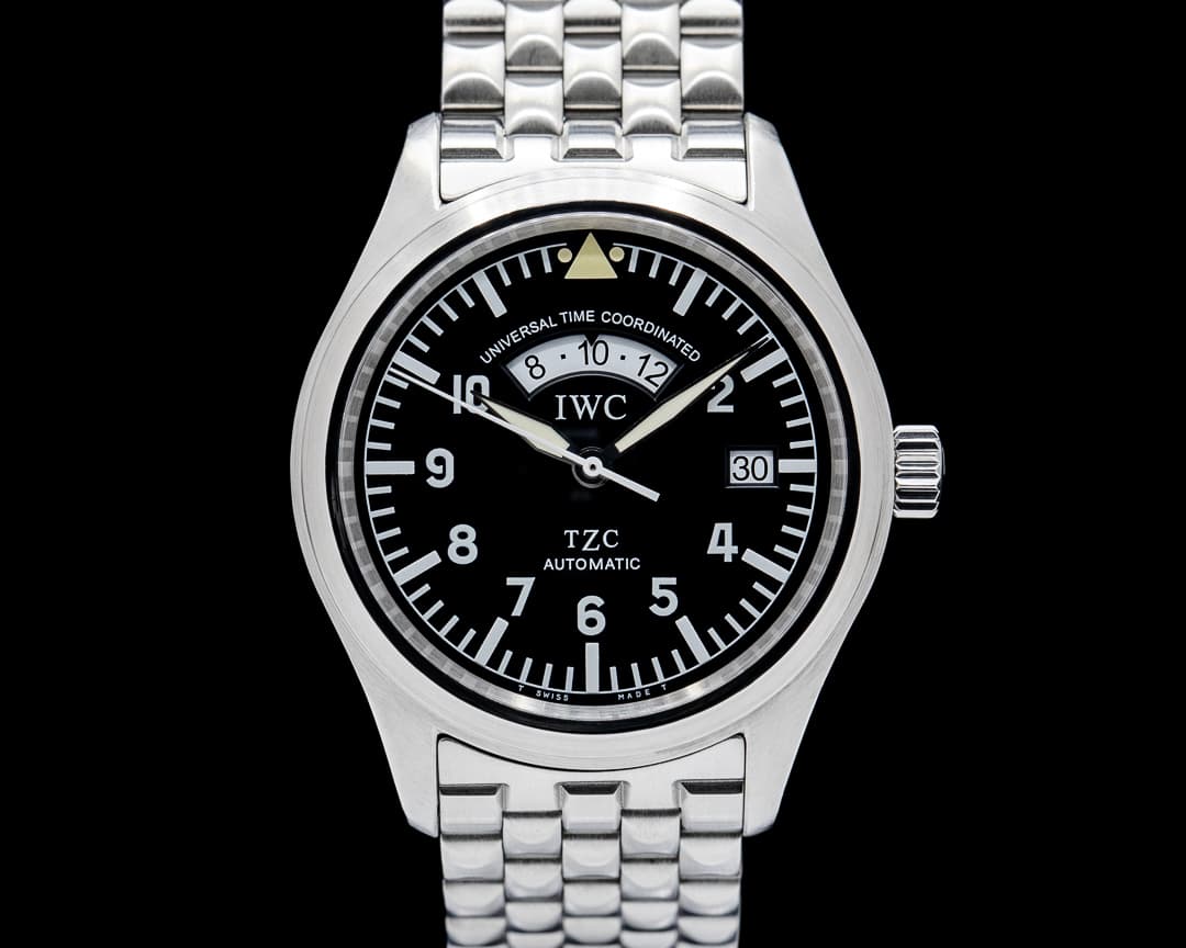 IWC IW325101 Pilot's Watch UTC SS Black Dial
