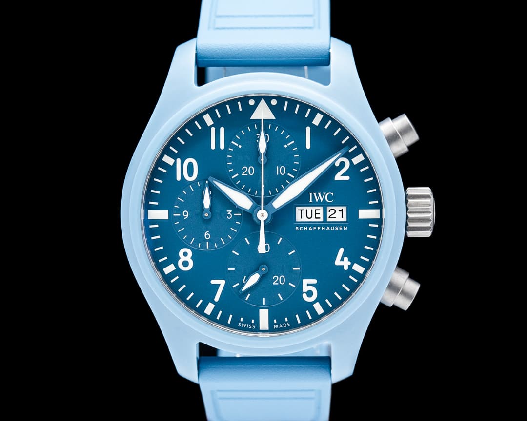 IWC Pilot's Watch Chronograph 41 TOP GUN Miramar Ceramic Blue Dial UNWORN