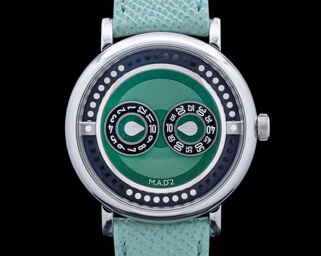 MB&F M.A.D 2 SS Green Dial