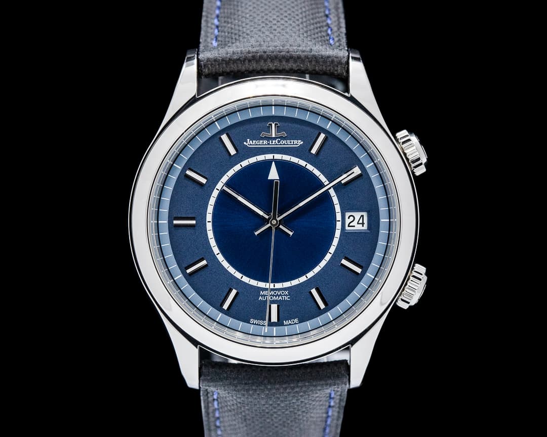 Jaeger LeCoultre Q141848J Master Memovox Boutique Edition SS Blue Dial LIMITED