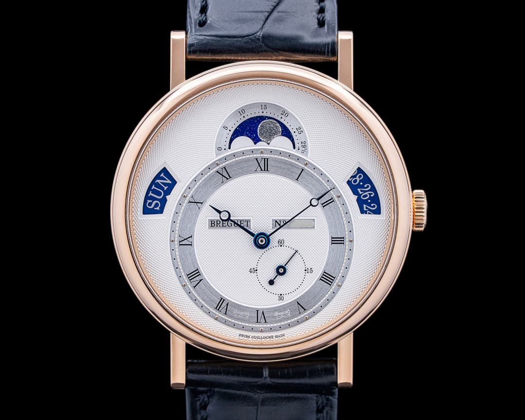 Breguet 7337BR Classique Calendrier 18K Rose Gold Silver Dial 2025