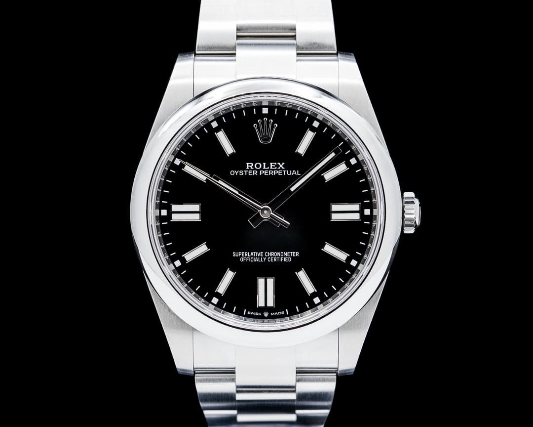 Rolex 124300 Oyster Perpetual 41 SS Black Dial