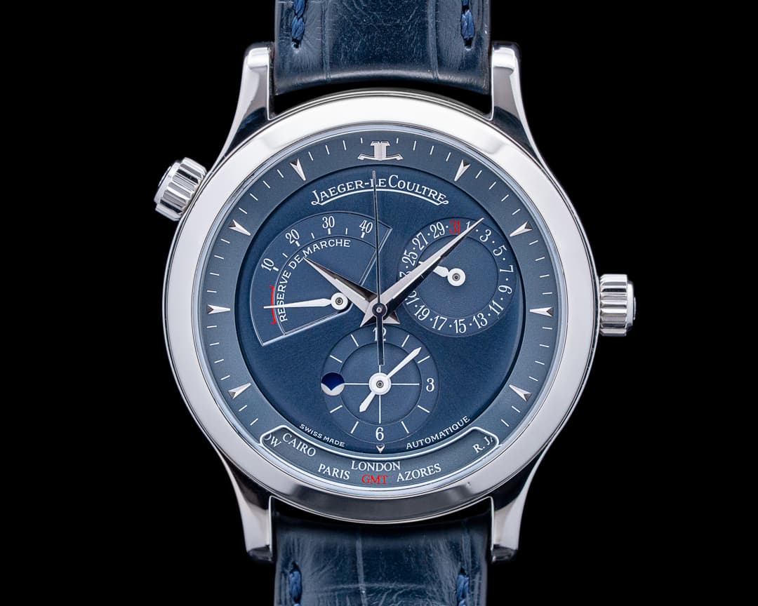 Jaeger LeCoultre 142.6.92 Master Geographic Platinum Blue Dial LIMITED