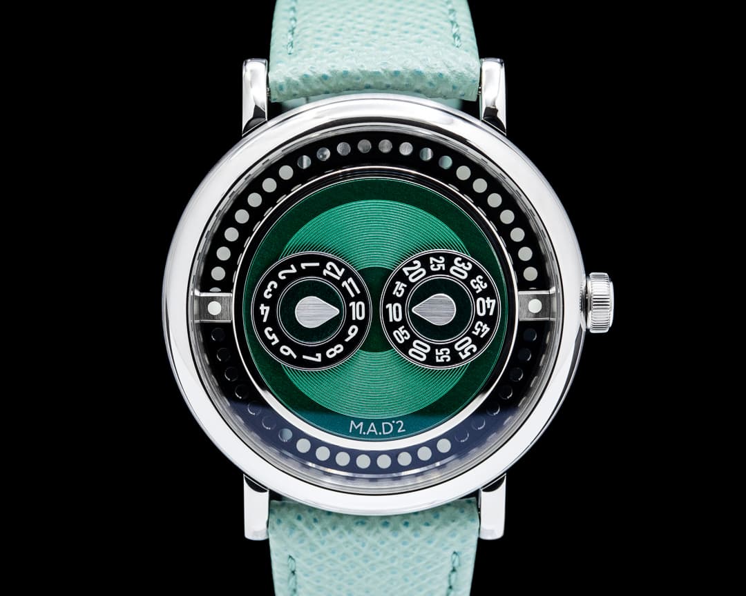 MB&F M.A.D 2 SS Green Dial