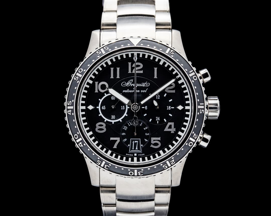 Image of Breguet 3810TI Type XXI Transatlantique Titanium Black Dial