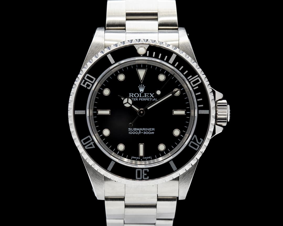 Rolex 14060 Submariner No Date SS Black Dial Circa. 1990